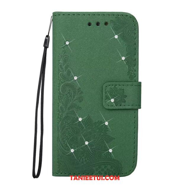 Etui iPhone 8 Plus Rhinestone Nowy Anti-fall, Futerał iPhone 8 Plus Purpurowy Miękki Telefon Komórkowy