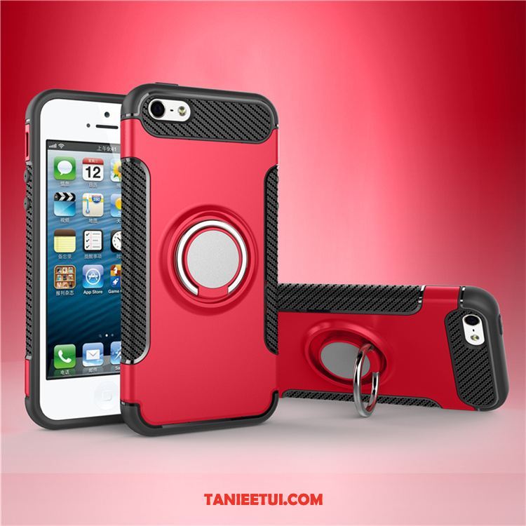 Etui iPhone Se All Inclusive Metal Wspornik, Obudowa iPhone Se Anti-fall Ring Telefon Komórkowy