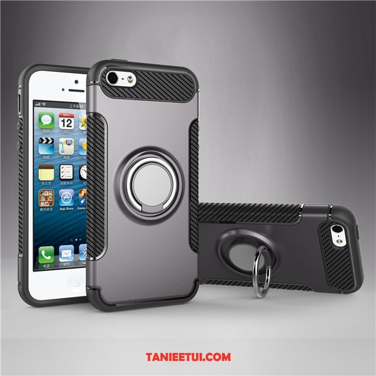 Etui iPhone Se All Inclusive Metal Wspornik, Obudowa iPhone Se Anti-fall Ring Telefon Komórkowy