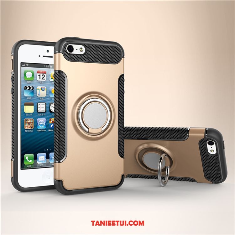 Etui iPhone Se All Inclusive Metal Wspornik, Obudowa iPhone Se Anti-fall Ring Telefon Komórkowy