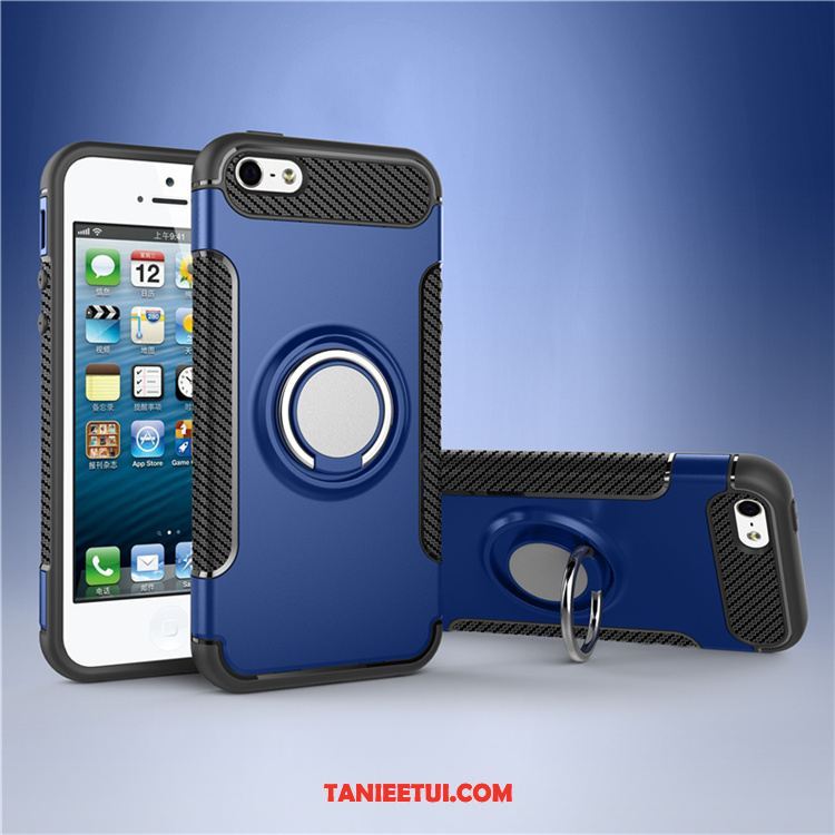 Etui iPhone Se All Inclusive Metal Wspornik, Obudowa iPhone Se Anti-fall Ring Telefon Komórkowy