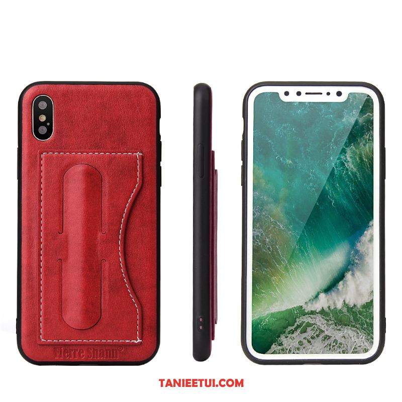 Etui iPhone X Ochraniacz Anti-fall Zielony, Futerał iPhone X All Inclusive Ochrona Przeciwwybuchowa Karta