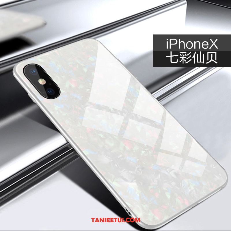 Etui iPhone X Silikonowe Osobowość Nowy, Obudowa iPhone X Modna Marka Kreatywne Różowe