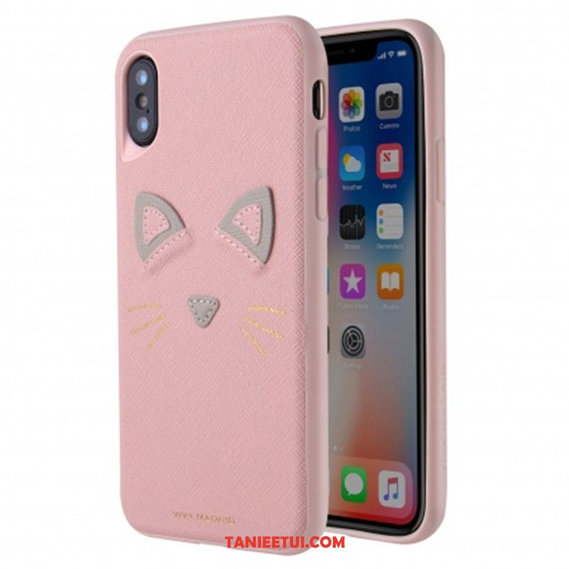 Etui iPhone X Telefon Komórkowy Bunny Modna Marka, Futerał iPhone X Anti-fall Nowy Szary