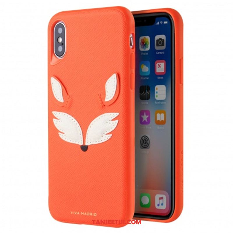 Etui iPhone X Telefon Komórkowy Bunny Modna Marka, Futerał iPhone X Anti-fall Nowy Szary