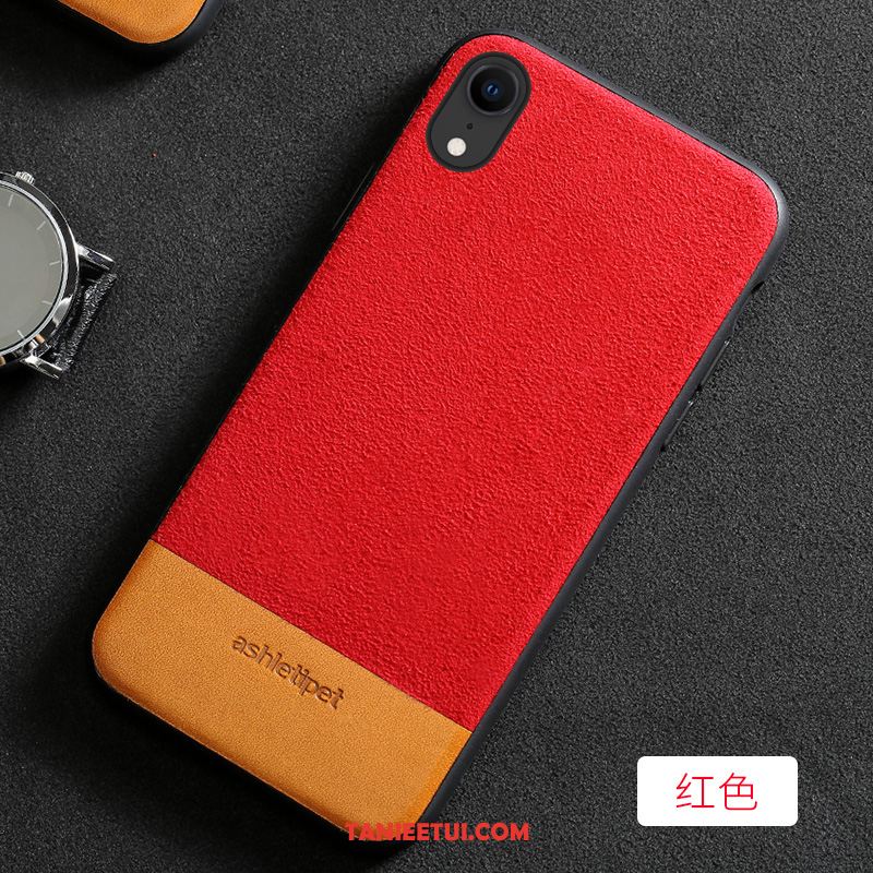 Etui iPhone Xr Jakość Anti-fall Skóra, Pokrowce iPhone Xr All Inclusive Modna Marka Osobowość