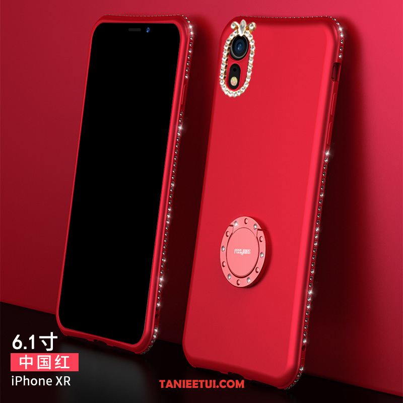 Etui iPhone Xr Kreatywne Rhinestone Miękki, Futerał iPhone Xr Anti-fall Modna Marka Wysoki Koniec