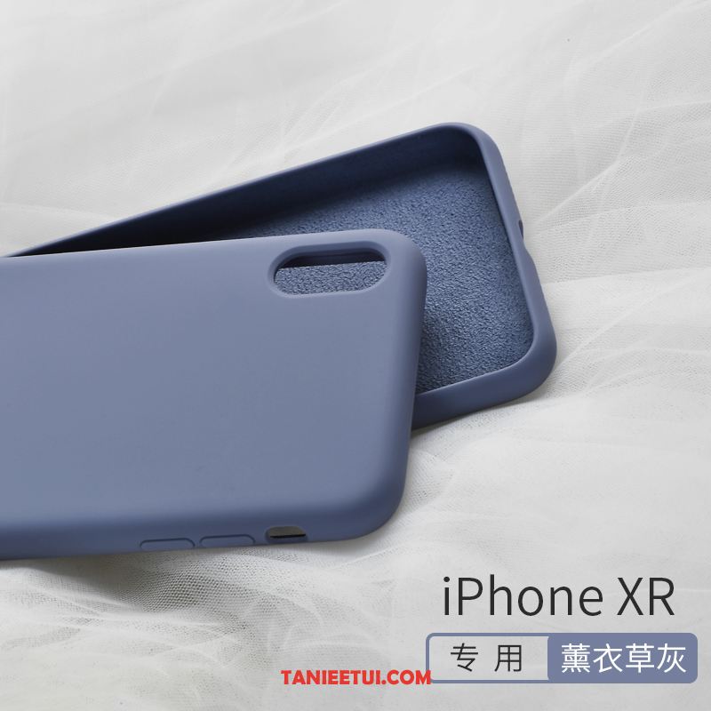 Etui iPhone Xr Miękki Jednolity Kolor Nowy, Futerał iPhone Xr Ochraniacz Modna Marka Silikonowe