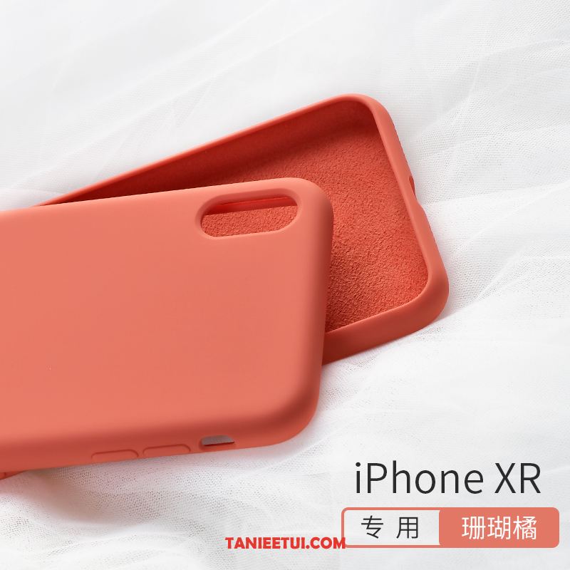 Etui iPhone Xr Miękki Jednolity Kolor Nowy, Futerał iPhone Xr Ochraniacz Modna Marka Silikonowe