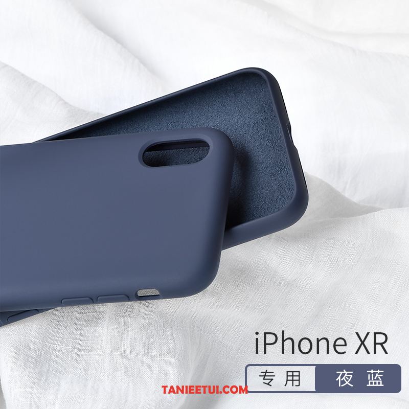 Etui iPhone Xr Miękki Jednolity Kolor Nowy, Futerał iPhone Xr Ochraniacz Modna Marka Silikonowe