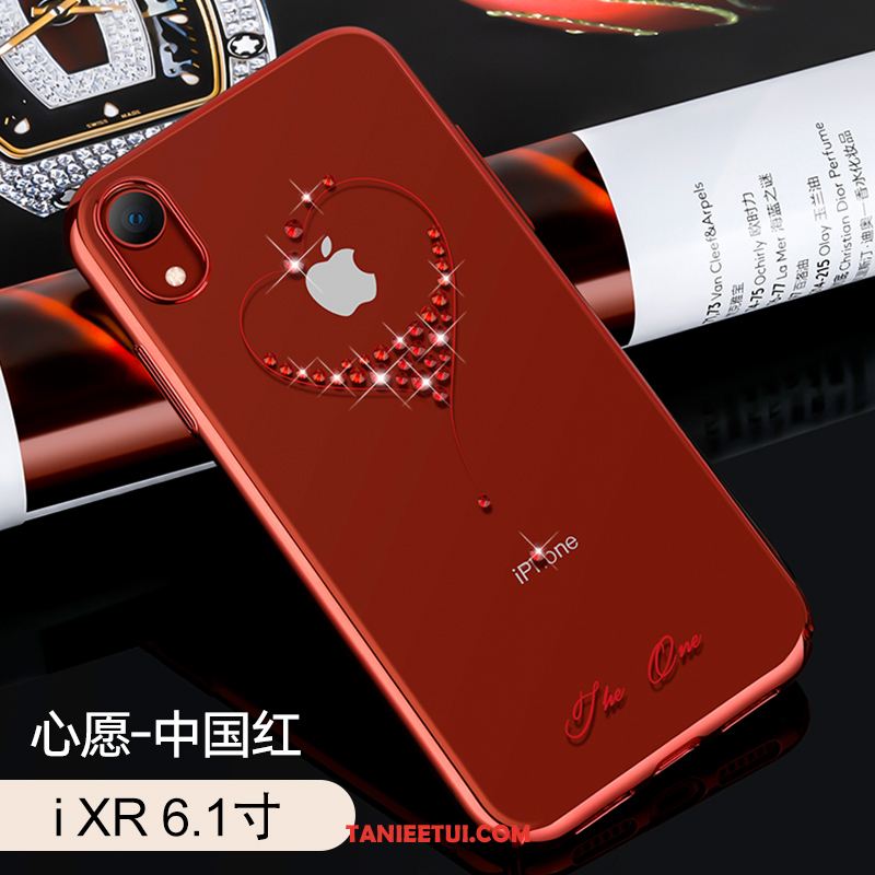 Etui iPhone Xr Trudno Moda Anti-fall, Obudowa iPhone Xr Ochraniacz Tendencja Rhinestone