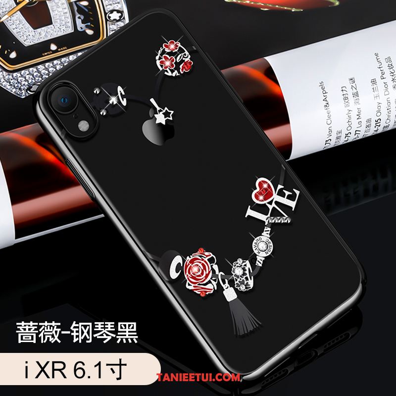 Etui iPhone Xr Trudno Moda Anti-fall, Obudowa iPhone Xr Ochraniacz Tendencja Rhinestone