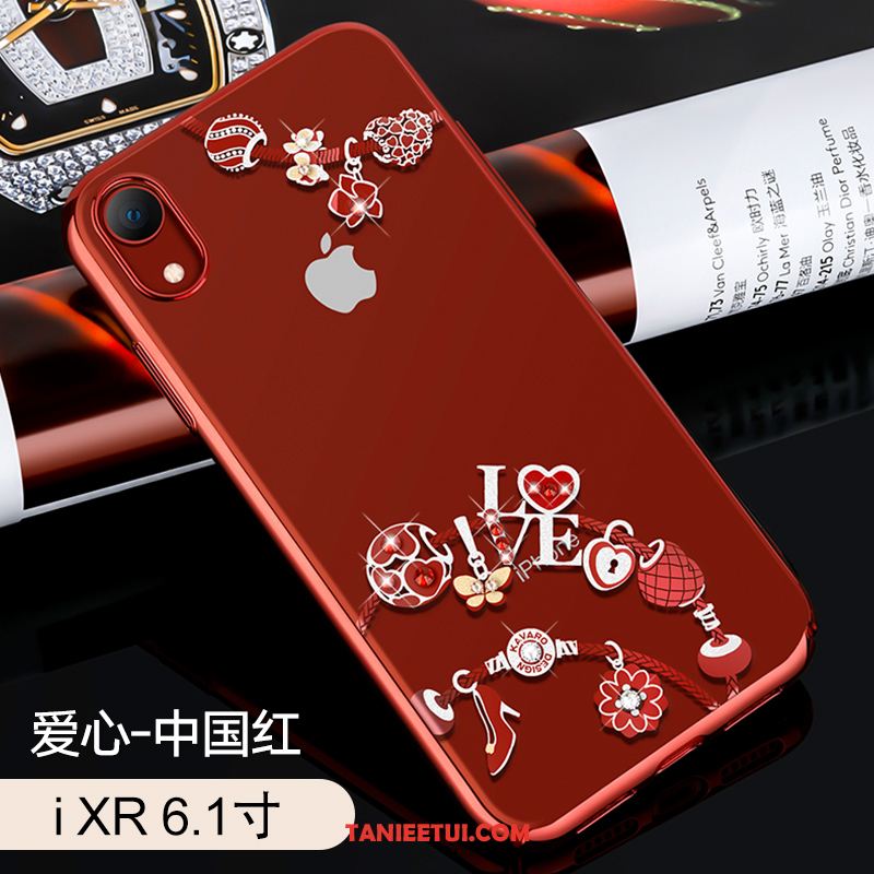 Etui iPhone Xr Trudno Moda Anti-fall, Obudowa iPhone Xr Ochraniacz Tendencja Rhinestone