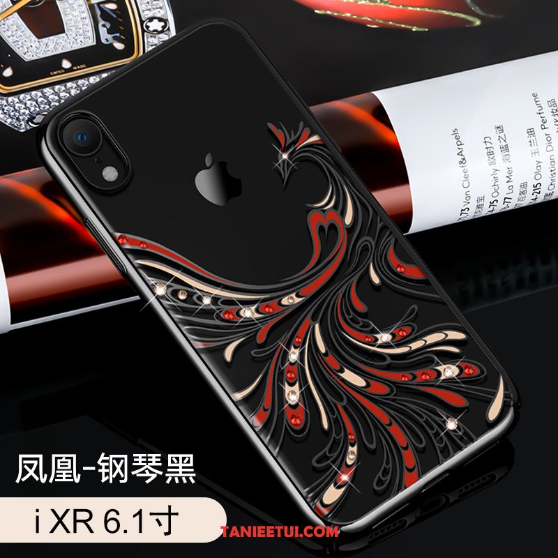 Etui iPhone Xr Trudno Moda Anti-fall, Obudowa iPhone Xr Ochraniacz Tendencja Rhinestone