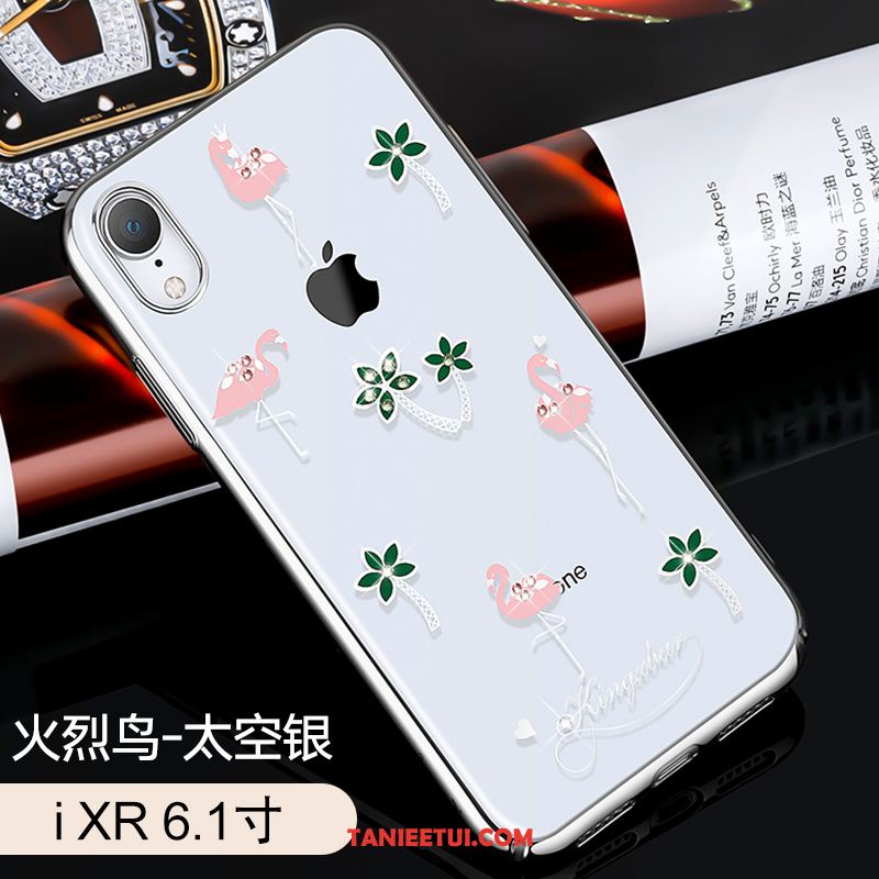 Etui iPhone Xr Trudno Moda Anti-fall, Obudowa iPhone Xr Ochraniacz Tendencja Rhinestone