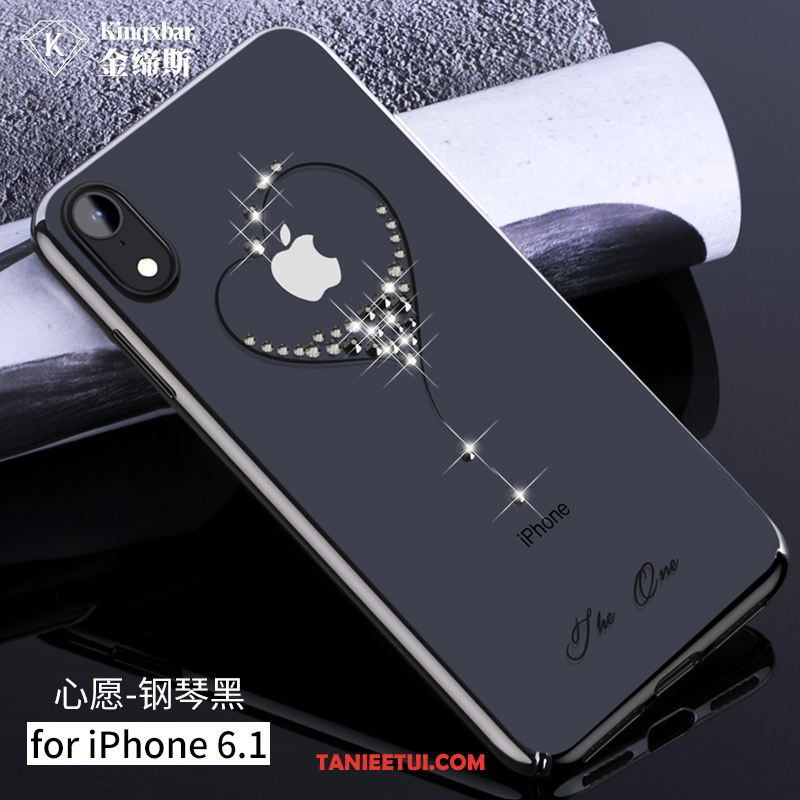 Etui iPhone Xr Trudno Moda Anti-fall, Obudowa iPhone Xr Ochraniacz Tendencja Rhinestone