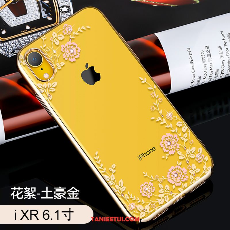 Etui iPhone Xr Trudno Moda Anti-fall, Obudowa iPhone Xr Ochraniacz Tendencja Rhinestone