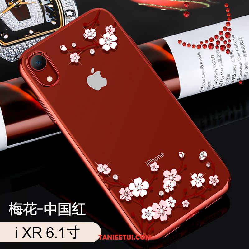 Etui iPhone Xr Trudno Moda Anti-fall, Obudowa iPhone Xr Ochraniacz Tendencja Rhinestone