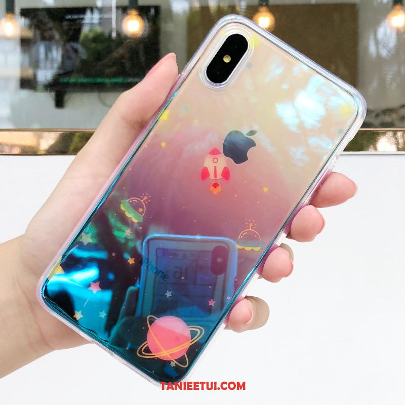 Etui iPhone Xs Czerwony Czerwony Netto Ochraniacz, Obudowa iPhone Xs Modna Marka Przezroczysty Miękki