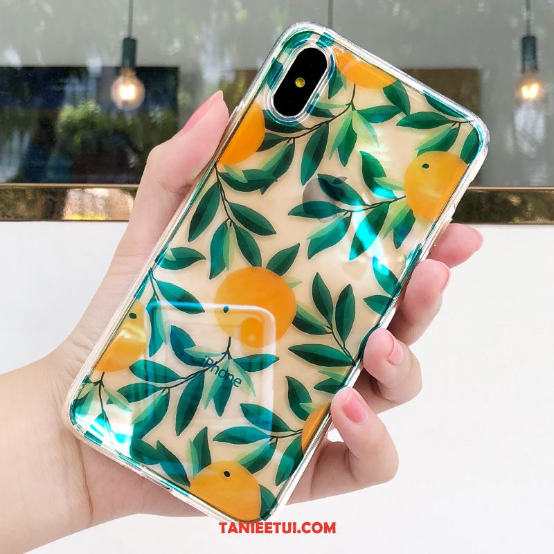 Etui iPhone Xs Czerwony Czerwony Netto Ochraniacz, Obudowa iPhone Xs Modna Marka Przezroczysty Miękki