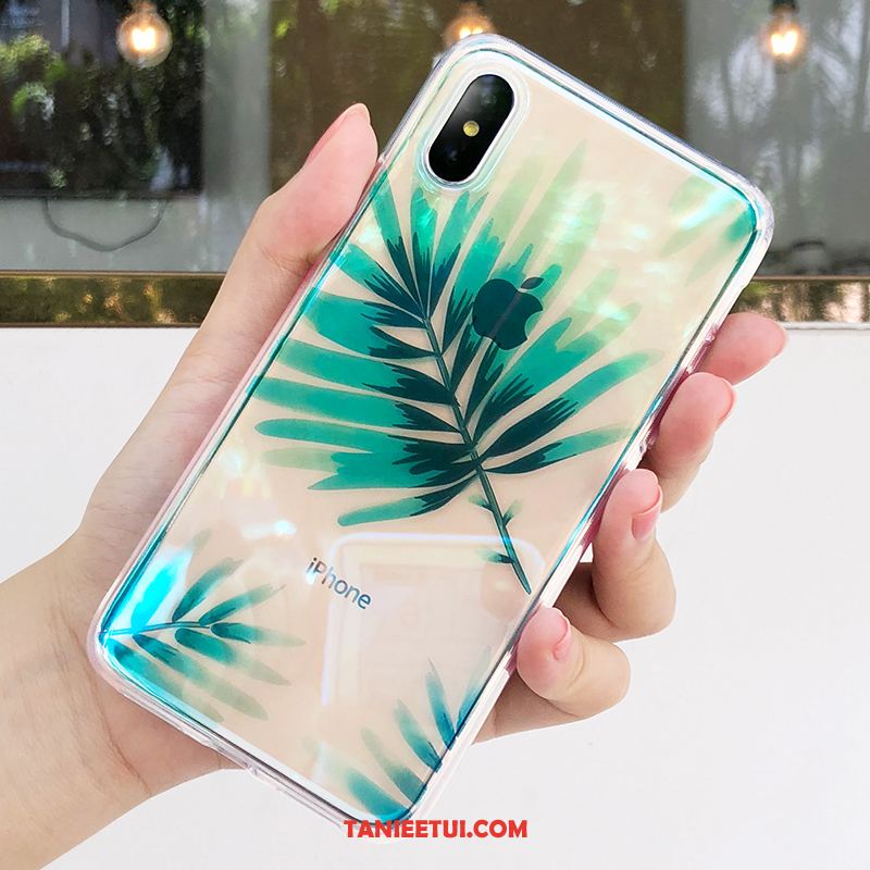 Etui iPhone Xs Czerwony Czerwony Netto Ochraniacz, Obudowa iPhone Xs Modna Marka Przezroczysty Miękki