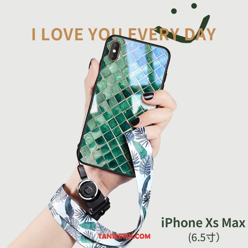 Etui iPhone Xs Max Czerwony Netto All Inclusive Nowy, Futerał iPhone Xs Max Cienkie Telefon Komórkowy Szkło