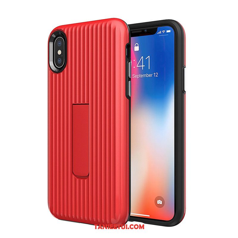 Etui iPhone Xs Max Miękki Telefon Komórkowy Żółty, Obudowa iPhone Xs Max Wspornik Srebro All Inclusive