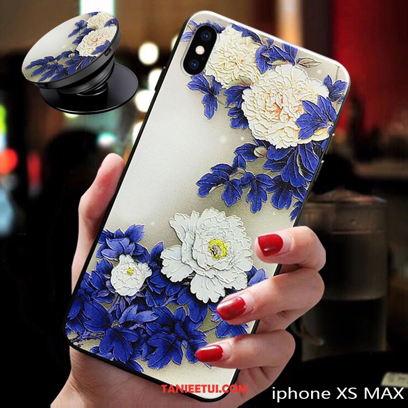 Etui iPhone Xs Max Modna Marka Nowy Anti-fall, Obudowa iPhone Xs Max Relief Cienkie Ochraniacz