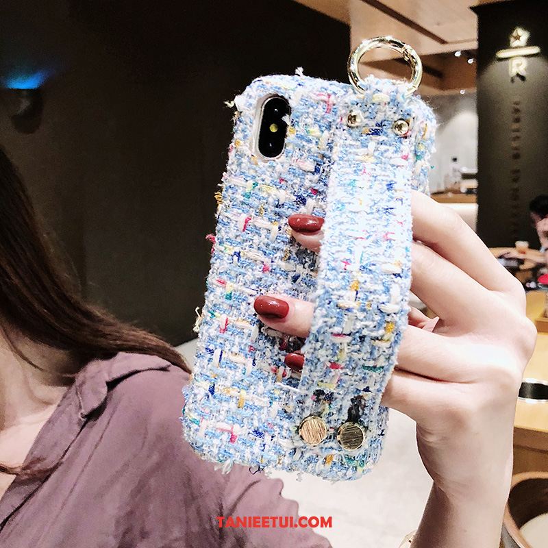 Etui iPhone Xs Max Modna Marka Wspornik Ochraniacz, Obudowa iPhone Xs Max Anti-fall Biały Eleganckie