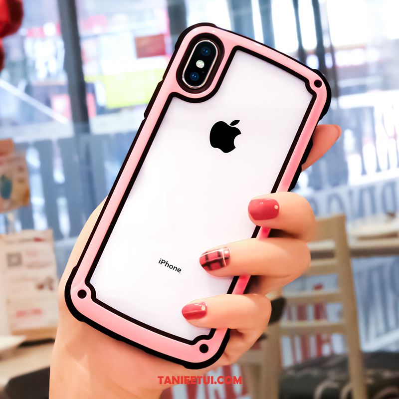 Etui iPhone Xs Max Silikonowe Ochraniacz Modna Marka, Obudowa iPhone Xs Max All Inclusive Telefon Komórkowy Purpurowy