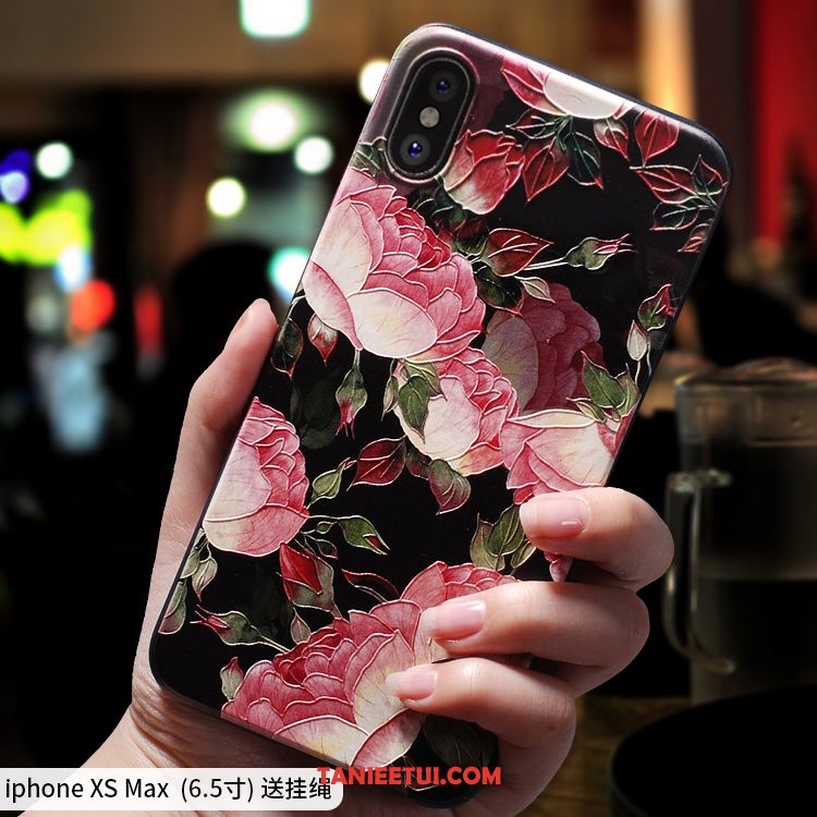 Etui iPhone Xs Max Telefon Komórkowy Anti-fall Nubuku, Pokrowce iPhone Xs Max Miękki Ochraniacz Cienkie Beige