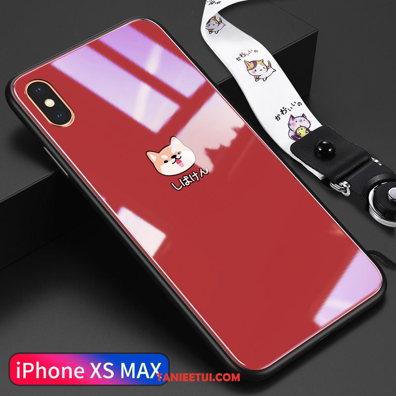 Etui iPhone Xs Max Telefon Komórkowy Nowy Zakochani, Pokrowce iPhone Xs Max Czarny Psy Szkło