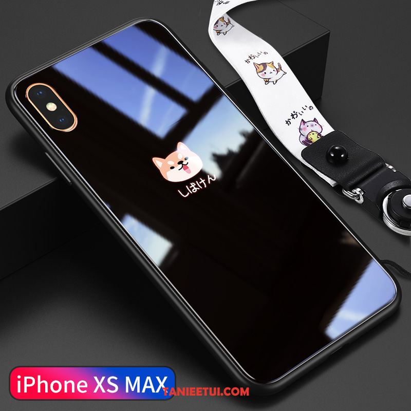 Etui iPhone Xs Max Telefon Komórkowy Nowy Zakochani, Pokrowce iPhone Xs Max Czarny Psy Szkło