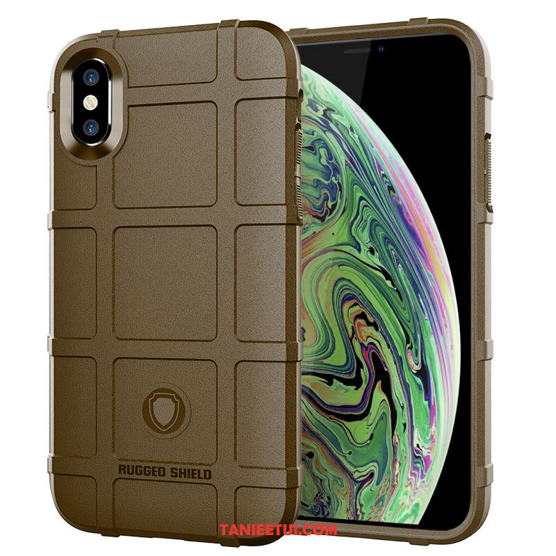 Etui iPhone Xs Ochraniacz All Inclusive Telefon Komórkowy, Futerał iPhone Xs Szkło Hartowane Anti-fall Kreatywne