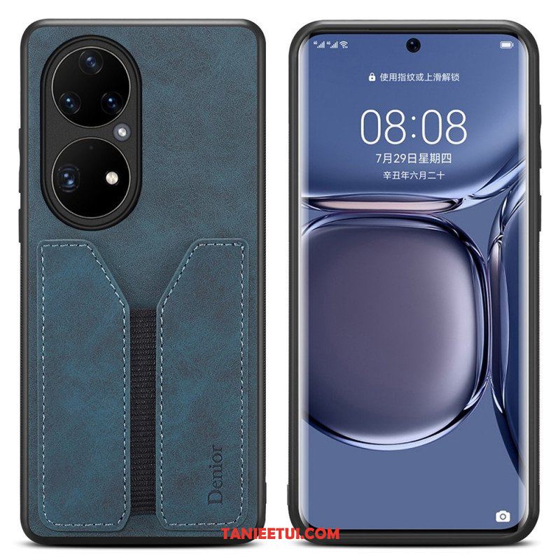 Futerały do Huawei P50 Pro Elastyczne Etui Na Karty Denior