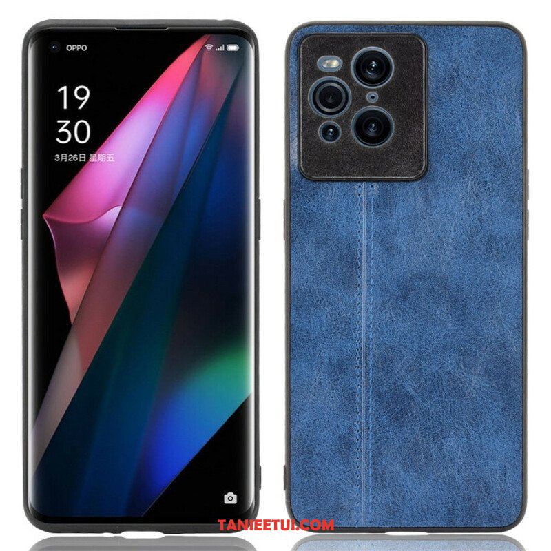 Futerały do Oppo Find X3 Pro Skórzany Efekt Couture