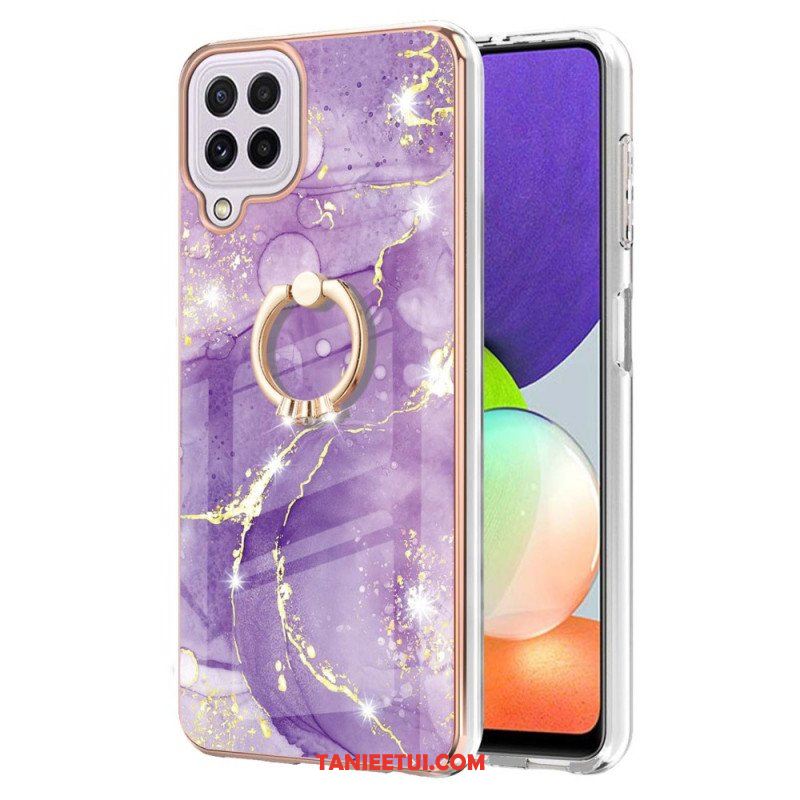 Futerały do Samsung Galaxy M32 Marmur Ze Wspornikiem Pierścienia