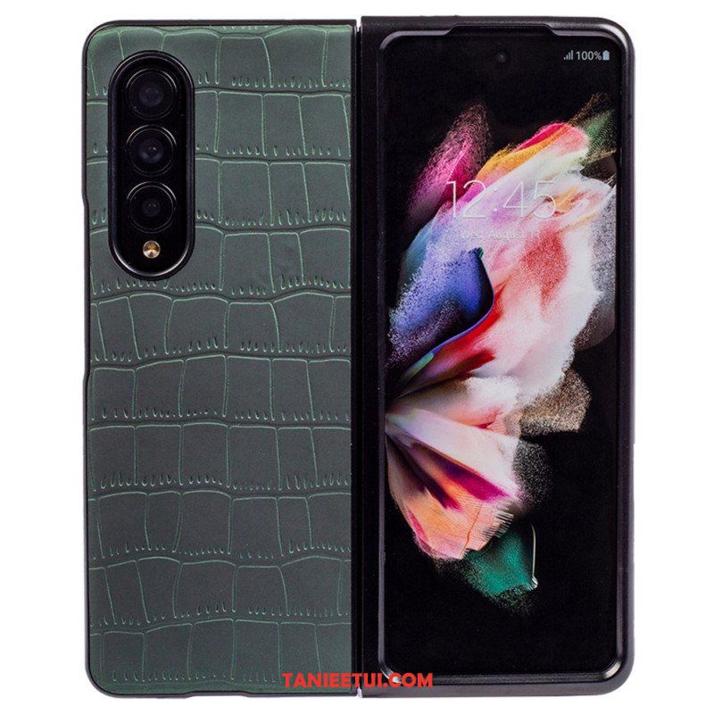 Futerały do Samsung Galaxy Z Fold 4 Wytłaczany Krokodyl