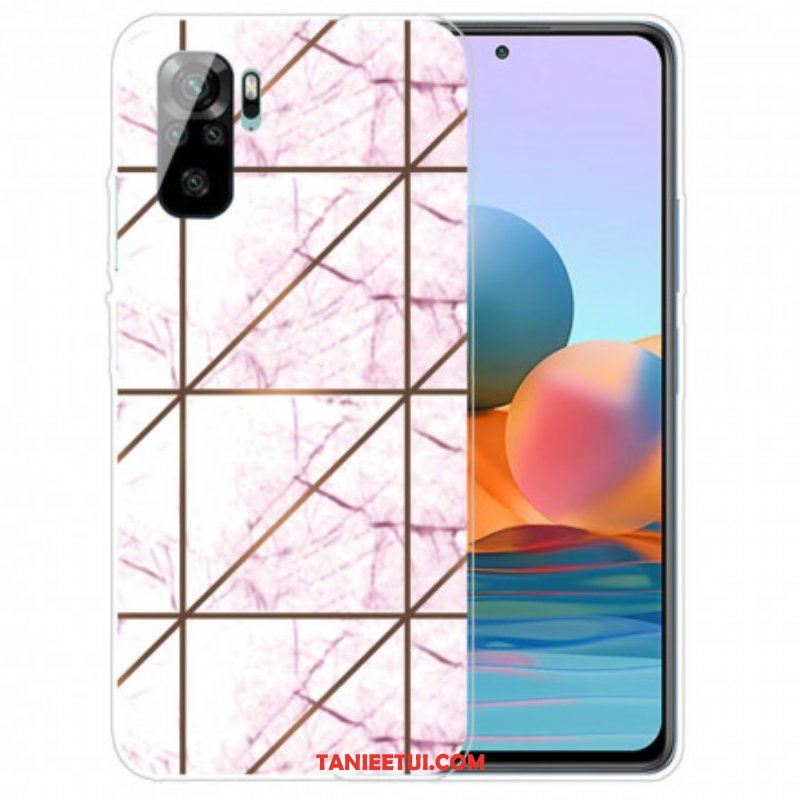 Futerały do Xiaomi Redmi Note 10 / 10S Marmur O Intensywnej Geometrii