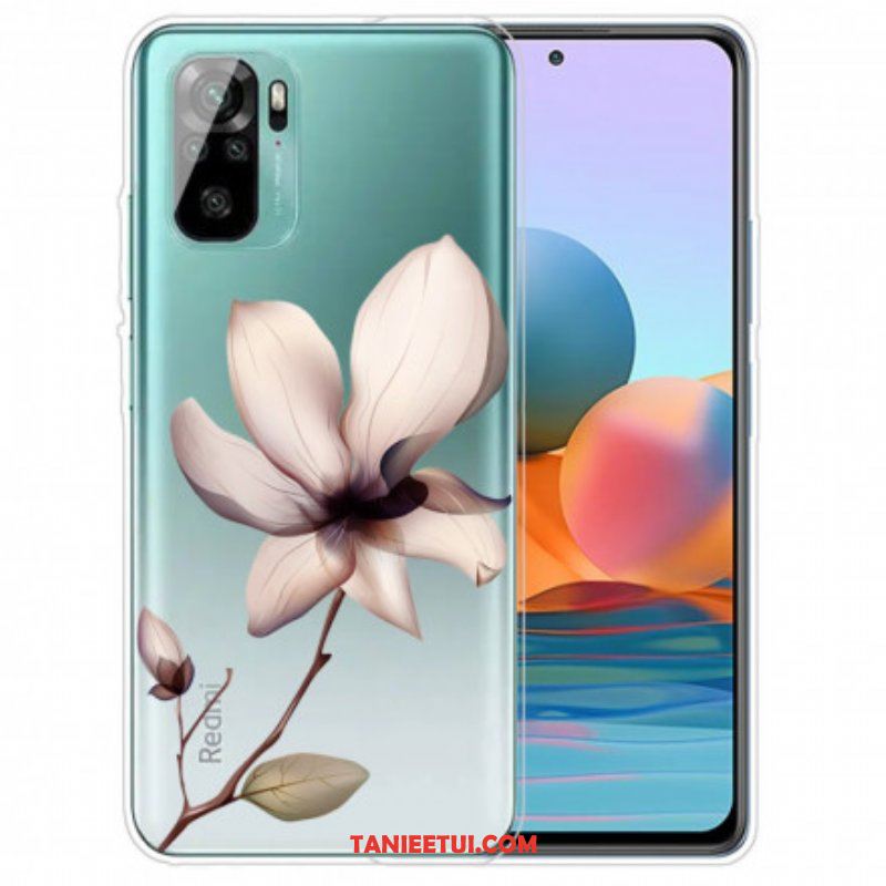 Futerały do Xiaomi Redmi Note 10 / 10S Przejrzysty Jeden Kwiat