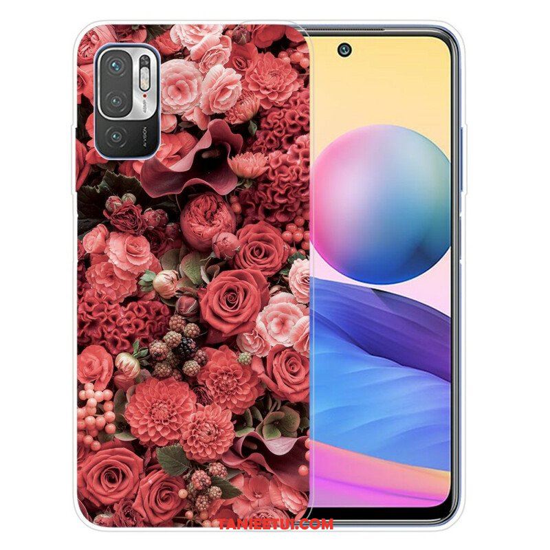 Futerały do Xiaomi Redmi Note 10 5G Intensywne Kwiaty