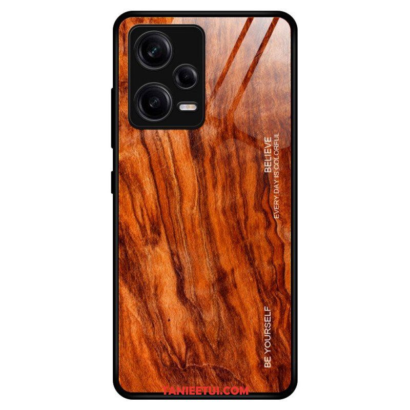 Futerały do Xiaomi Redmi Note 12 Pro Szkło Hartowane W Stylu Drewna