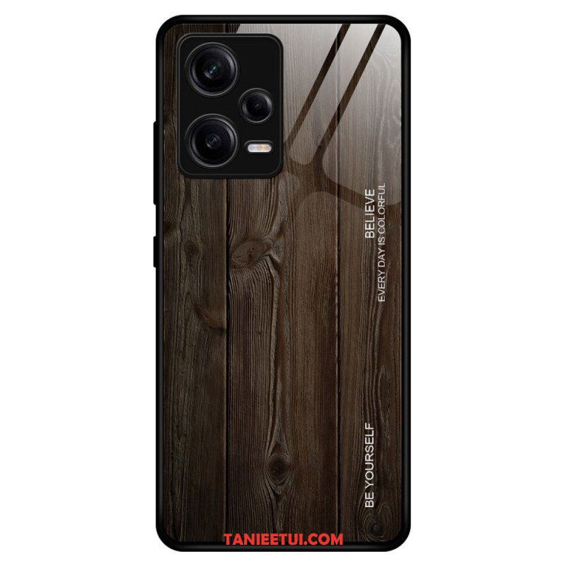 Futerały do Xiaomi Redmi Note 12 Pro Szkło Hartowane W Stylu Drewna