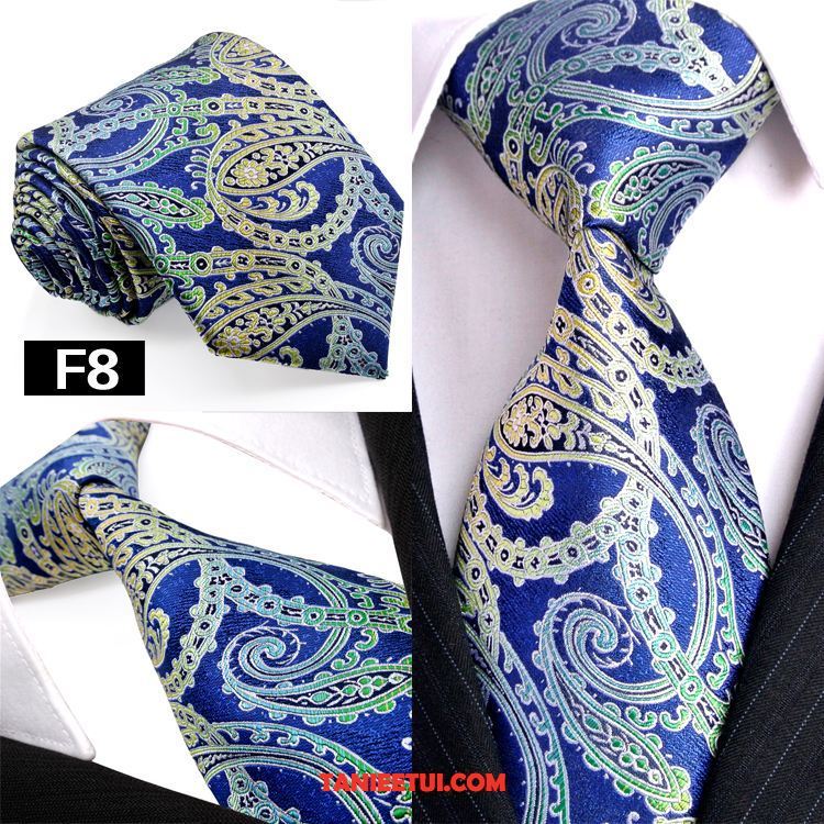 Krawat Męskie Jedwab Pokaz Pudełko Na Prezenty, Krawat Małżeństwo Vintage Gospodarz Blau