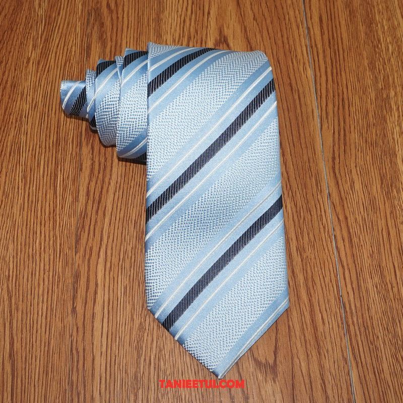 Krawat Męskie Męska Ciemno Z Pracy, Krawat Biznes W Paski Sukienka Blau