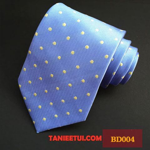 Krawat Męskie Męska Różowy Punkt Fali, Krawat Kropka Biznes Z Pracy Blau