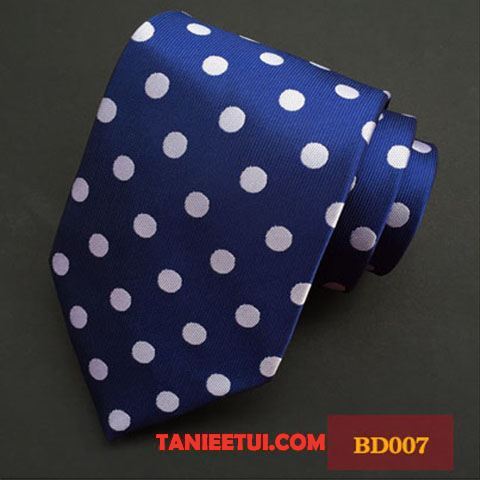 Krawat Męskie Męska Różowy Punkt Fali, Krawat Kropka Biznes Z Pracy Blau