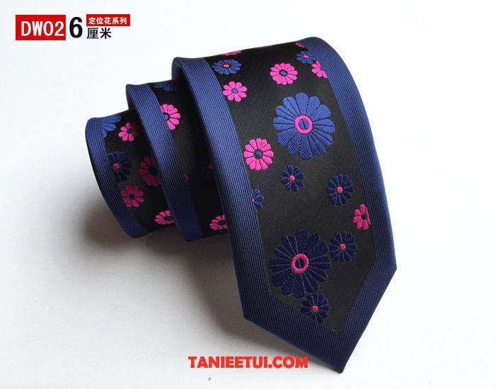 Krawat Męskie Męska Wąskie Ślubna, Krawat Dobrze Casual 6 Cm Rot