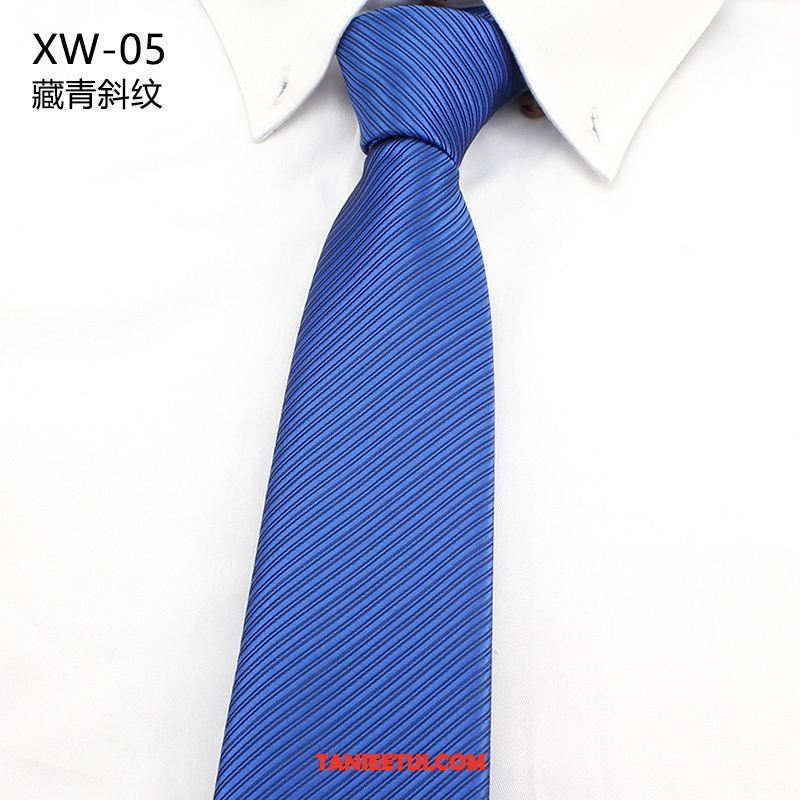 Krawat Męskie Męska Z Pracy Ukośne Paski, Krawat Pan Młody Biznes Casual Blau
