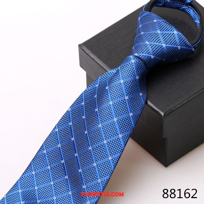 Krawat Męskie Ślubna Sukienka Zamek, Krawat Z Pracy Casual Pan Młody Blau Schwarz